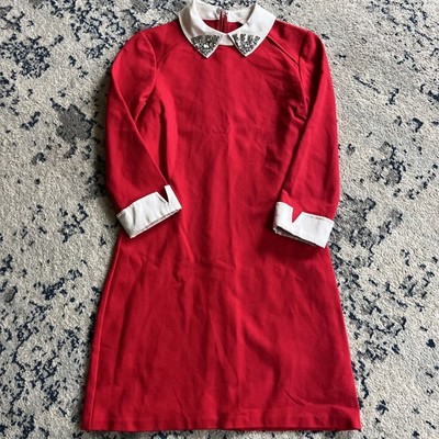 Ted Baker Eelah Embellished Collar Shift Dress Size 1