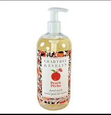 Crabtree & Evelyn Peach Hand Wash Pump Bottle 16.9 oz  NEW Sealed