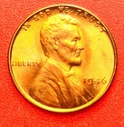 1946-D Lincoln Wheat Cent Penny GEM RED BU From an Original Bank Roll
