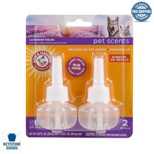 Lavender Fields Pet Odor Eliminator Plug-In Refill, 2-Pack