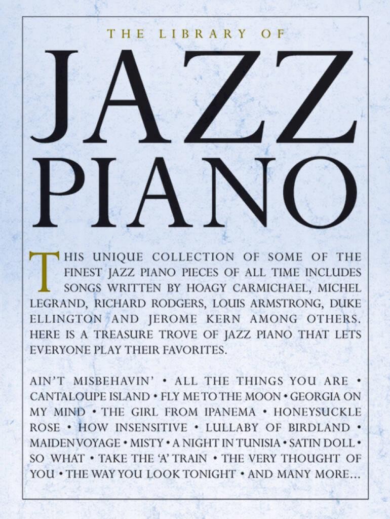 The Library Of Jazz Piano by Hal Leonard Publishing Corporation NEW - Image 8