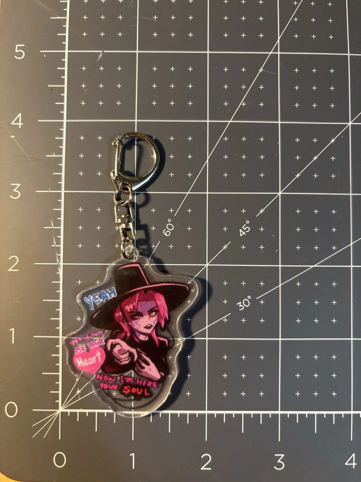 KPop Demon Hunter Saja Boys Romance Demon Acrylic Keychain Anime