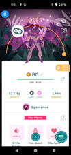 Pokemon Trade Go - Shiny Grimmsnarl Gigantamax Background level 50 3 Moves