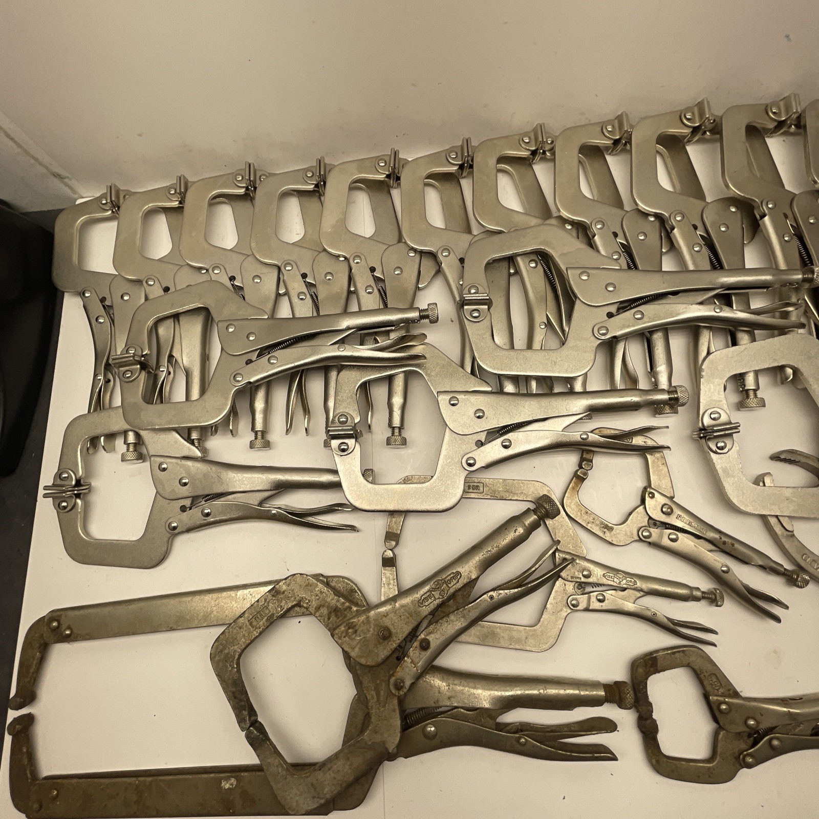 Massive Vise Grip Lot of 30 Assorted Vice Grip Locking Pliers Set