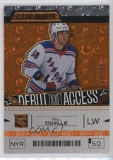 2023 Upper Deck Credentials Debut Ticket Access Orange /249 Will Cuylle #168 2fn