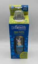 Dr Brown's Milestones Transitions Sippy Bottle Bunny 8 oz NEW