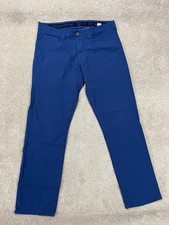 Vineyard Vines Pants Men 34x30 Blue Chino Performance Stretch Casual Lightweight