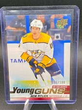 2019-20 Upper Deck Young Guns UD Exclusives /100 Rem Pitlick #456 Rookie RC