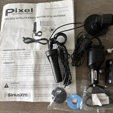 SiriusXM Satellite Radio Motorcycle Kit, Power Adapter, Waterproof Case, Antenna