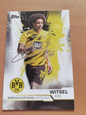 Topps BVB Borussia Dortmund Team 2020 20/21 BVB Mittelfeld Axel Witsel #17