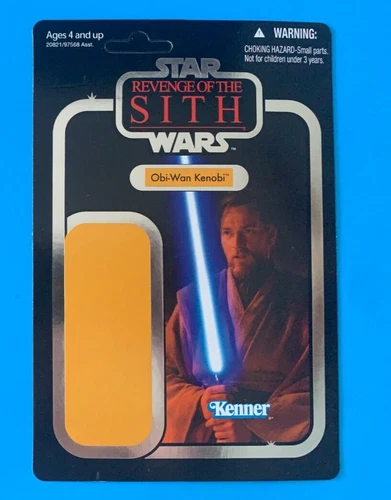 STAR WARS VINTAGE COLLECTION OBI-WAN KENOBI VC16 SDCC FOIL PROOF CARD UNPUNCHED