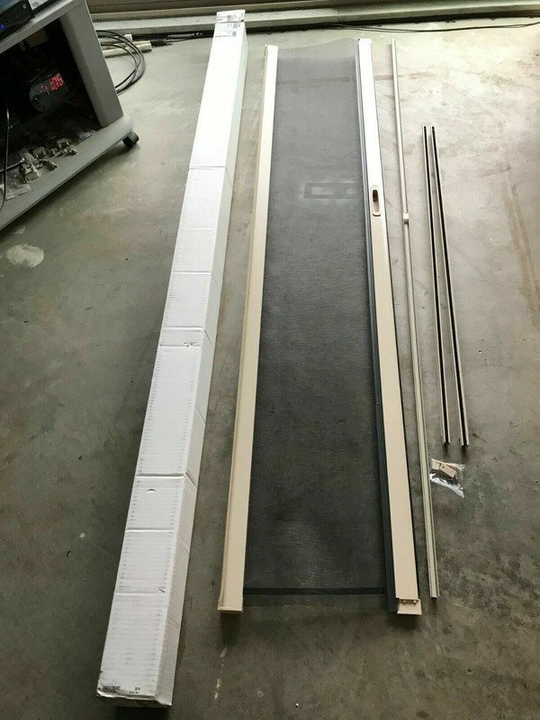 New For a Vinyl 350 Series Tan or Almond Pella Frame Roll Screen Assembly