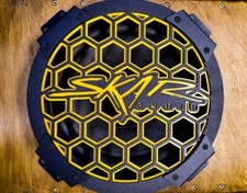Custom subwoofer protective mesh, The grill for the subwoofer, SKAR Audio grill
