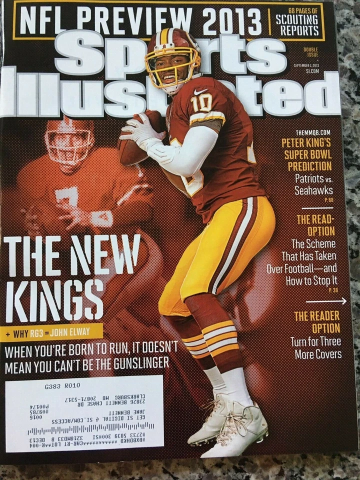 FIGURA DE ROBERT GRIFFIN III MCFARLANE, 2013 SPORTS ILLUSTRATED & WASHINGTON POST+1 Foto 3 de 4