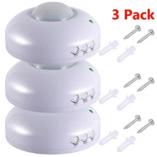 LOT 110V-240V Infrared PIR Motion Sensor Detector Outdoor Wall Light Switch LED