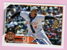 2023 Topps 582 Montgomery Club #231 Rony Garcia Detroit Tigers