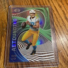 2020 Panini Illusions - Astounding Emerald #A3 Justin Herbert (RC)