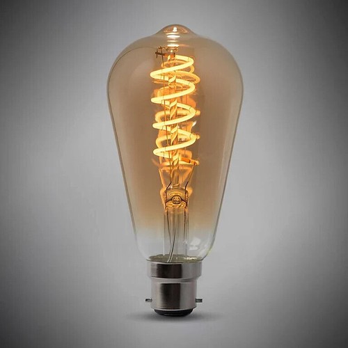Home LED Filament ST64 Spiral Teardrop 25W BC 250 Lumens Bayonet Warm White - Picture 5 of 7