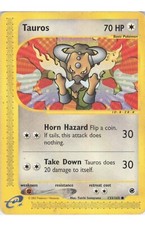 Pokémon TCG Tauros Expedition Base Set 133/165 Regular Common on eBay