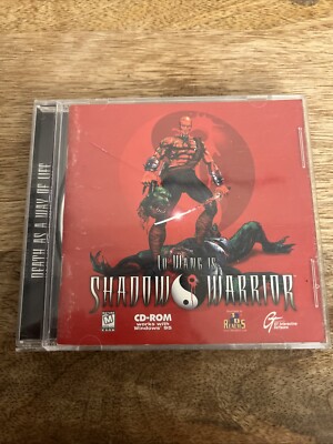 Shadow Warrior Video Game Pc Cd-ROM M-Mature (Untested ) As Is Read Description