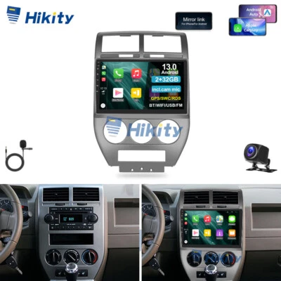 32G Carplay Android 15 Autoradio GPS SAT Navi Für Jeep Compass Patriot 2006-2010 - Bild 1 von 4