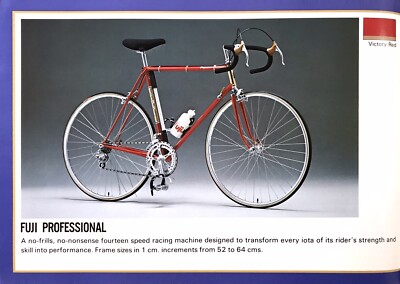 Fuji Bicycle Catalog No. 10 : 1980 : Rare / The Classics Fuji Bicycle Catalog No. 10 : 1980 : Rare / The Classics