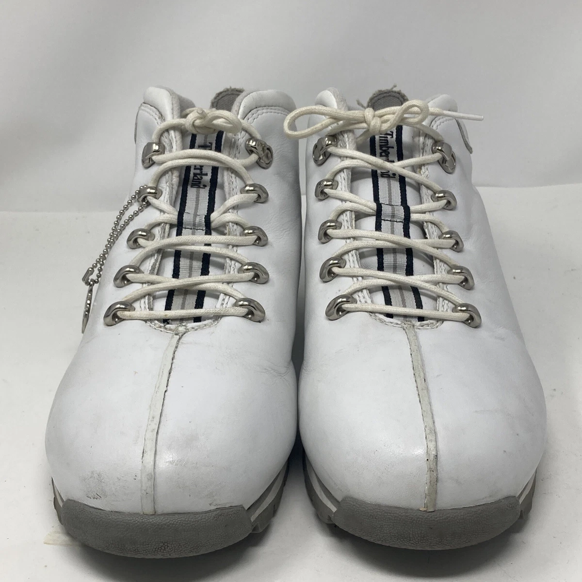 Timberland Splitrock Mens 89043 White Grey Leather Hiking Boots