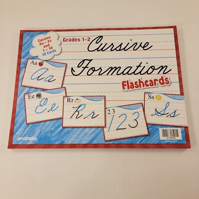 Abeka Reading Program Cursive Formation Flashcards 1st And 2nd Grade