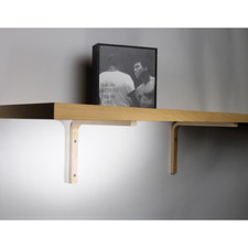 reggimensola in legno naturale mod Elle cm 18 per mensola mensole