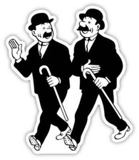 Tintin Thomson and Thompson Sticker Decal Laptop Car Wall Phone