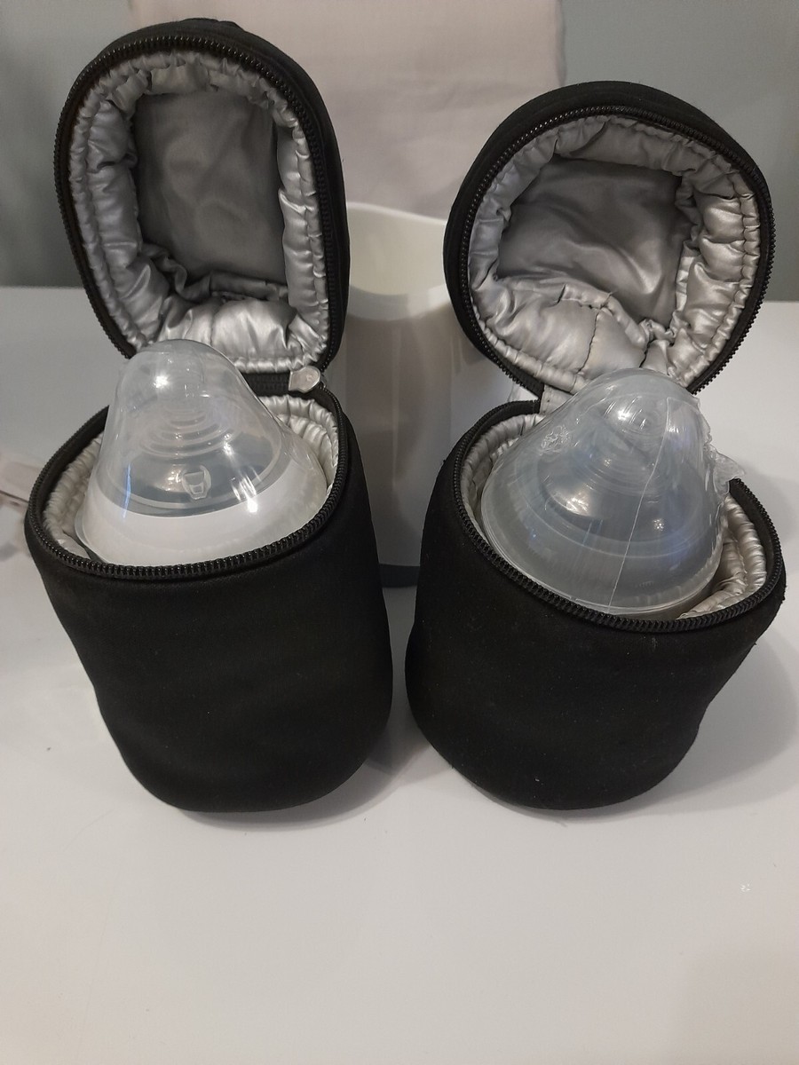 Tommee Tippee insulated bottle bags with brand new bottle x2 UK - Main Image