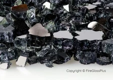 Fireglass 1/2 Inch Gunmetal Reflective Glass 10 Pounds FSHGR10