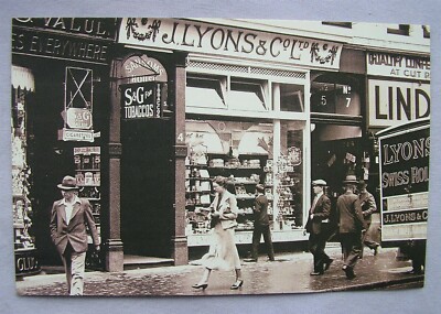 um 1980 PC Lyons Tea Shop, London, 1930er Jahre