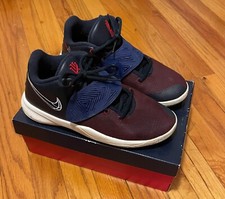 Nike Boys Kyrie Flytrap III BQ5620-400 Red  Blue Basketball Shoes Size 7Y