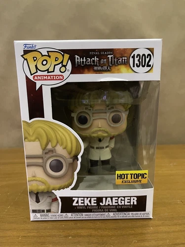 Zeke Jaeger Funko Pop 1302 Hot Topic Exclusive Damaged Lip