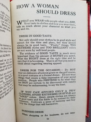 Good Manners Reliable Advice on Etiquette Clearly Told April 19 1930 L.M Garrity - Picture 12 of 12