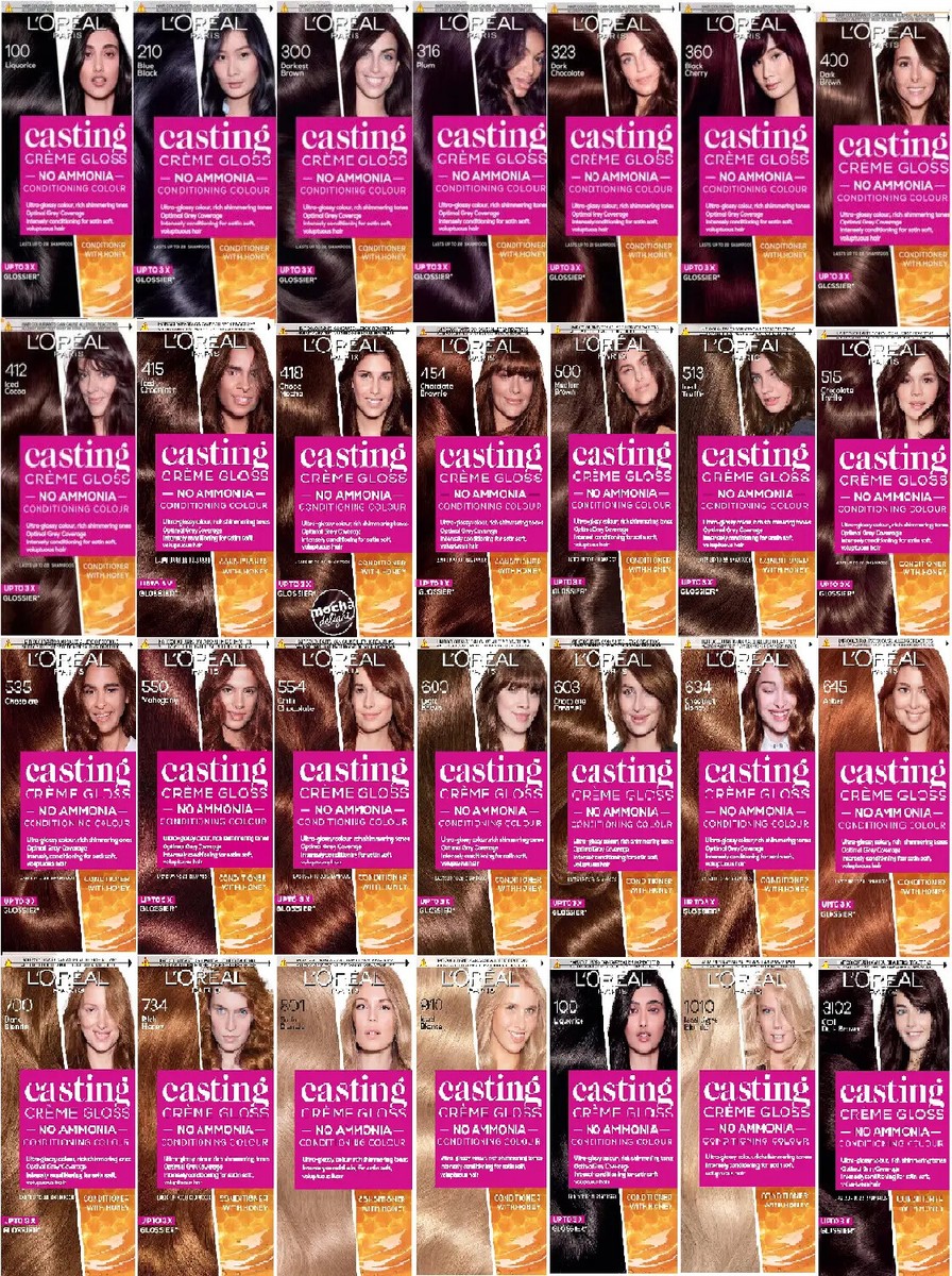 L Oreal Hair Color Chart L'Oreal Paris Superior Preference