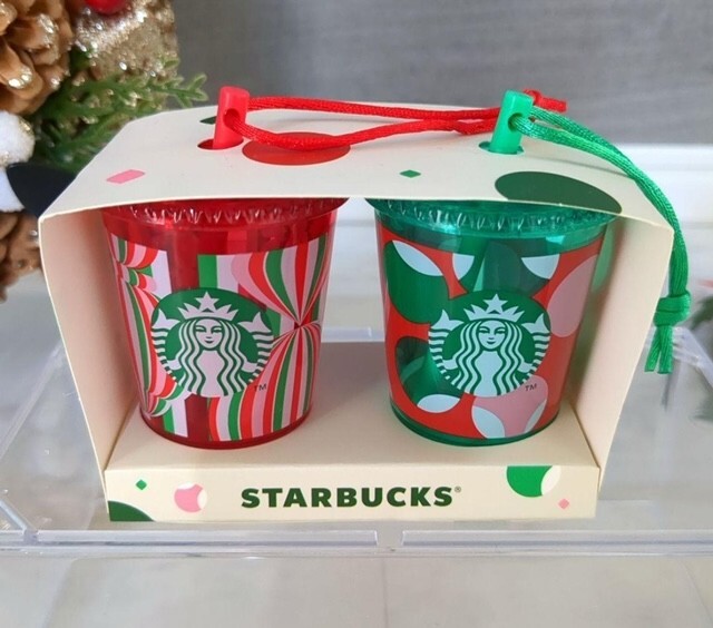 Starbucks Japan Holiday 2024 Ornament Set of 6 Christmas