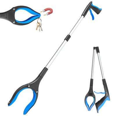 32'' Grabber Reacher Tool, 1-Pack Foldable Reacher Grabber Pickup Tool with 36...