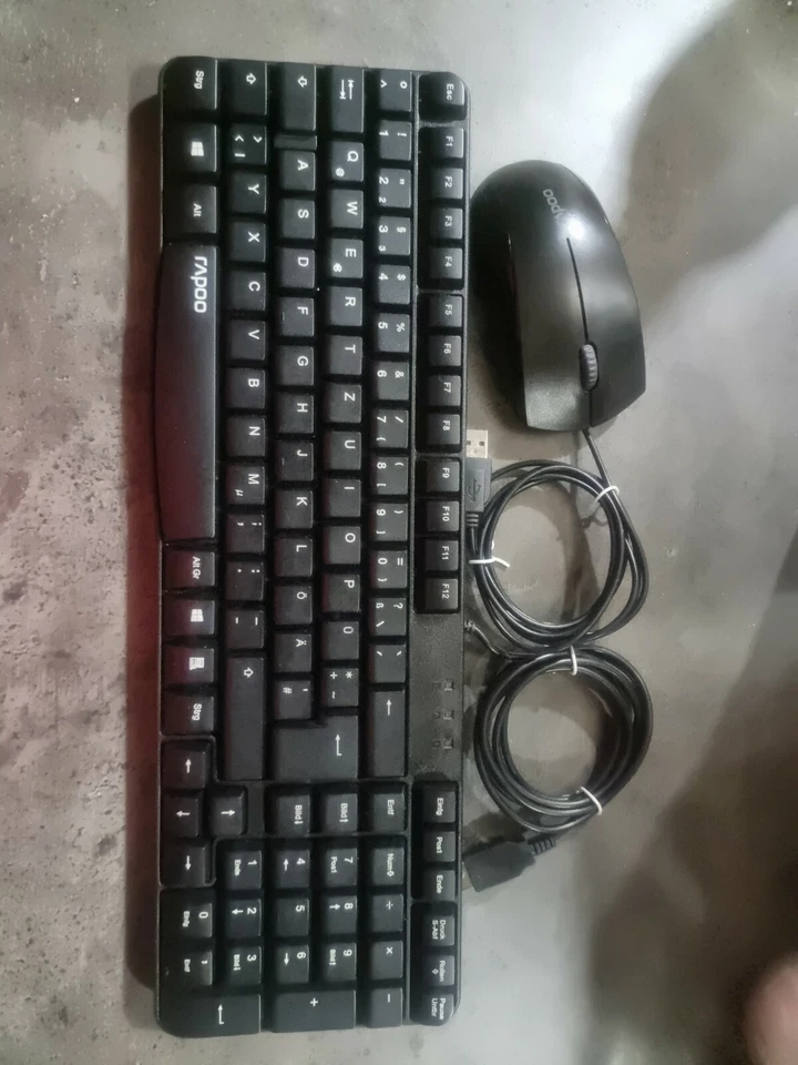 Rapoo Maus + Tastatur Set