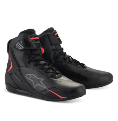 Alpinestars Stella Faster 4 Motorcycle Motorbike Shoes Black Diva Pink (1839)