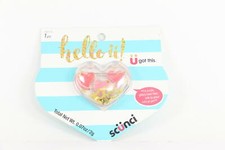 2 PACK Sc nci Hello U HEART Lip Gloss , 0.07 oz U49