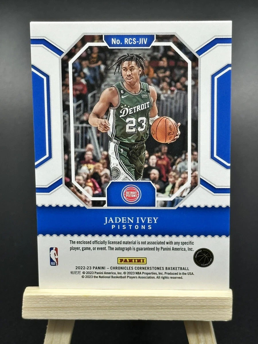 2022-23 Panini Chronicles Basketball Cornerstones Auto Jaden Ivey 