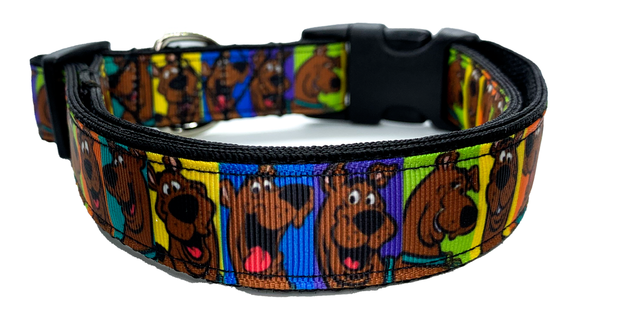 Scooby Doo Dog Collar 1 inch Width,Adjustable Photo Scooby collar cute