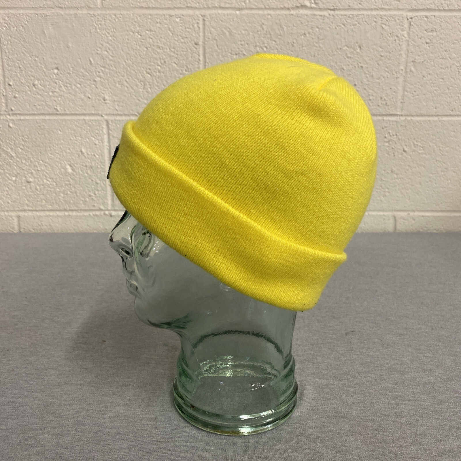 GAP Neon Green Patch Stocking Watch Cap Winter Be… - image 2