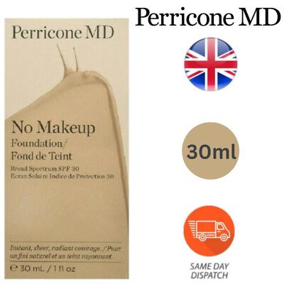 Perricone MD No Make Up Foundation Light to Medium Non Greasy LSF 30 - 30ml
