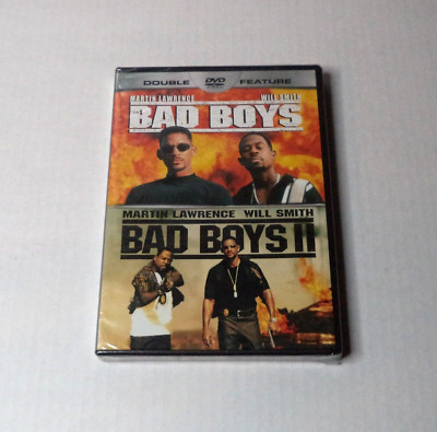 Bad Boys / Bad Boys II 2 Double Feature DVD *NEW* Martin Lawrence Will Smith