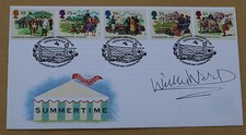 SUMMERTIME 1994 ROYAL MAIL FDC SIGNED BY SCOTTISH BOWLS PLAYER WILLIE WOOD