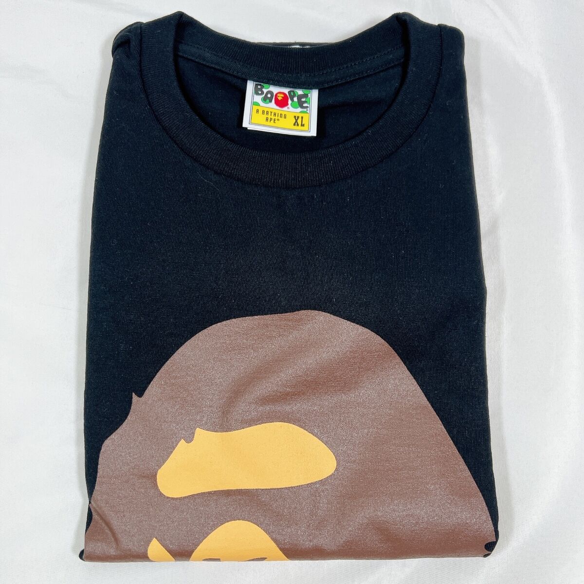 A BATHING APE T-Shirts NEW Black XL 1180-110-002 Shinjuku A BATHING APE T-Shirts NEW Black XL 1180-110-002 Shinjuku