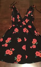 Express EUC Adorable Floral Fit & Flare Dress Size Xs